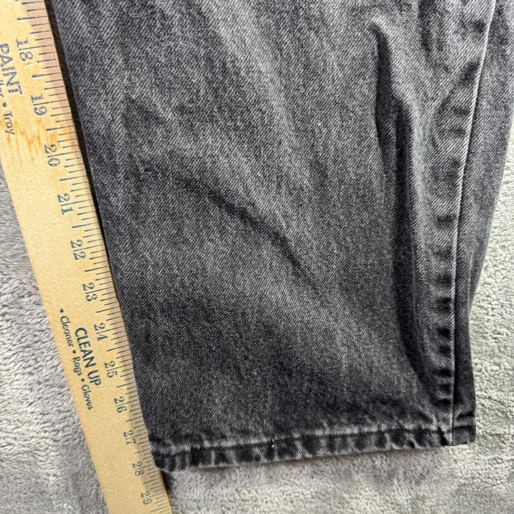Vintage Premium Blue Label Jeans Mens 40x30 Black Relaxed Tapered Made in USA